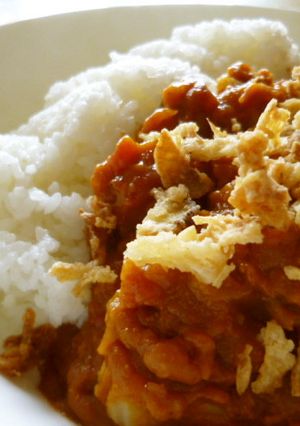♪ブロッコリーの茎入りカレー♪-レシピのメイン写真