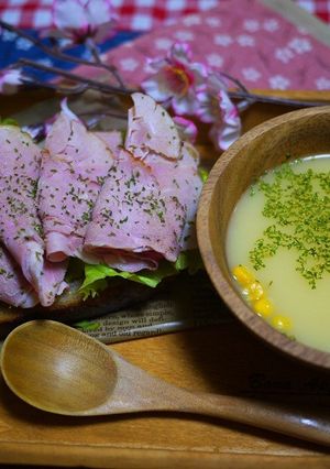 ジャーマンdeハムとチーズのタルティーヌ-レシピのメイン写真