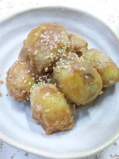 コク旨☆新じゃが芋の胡麻味噌炒め-レシピのメイン写真