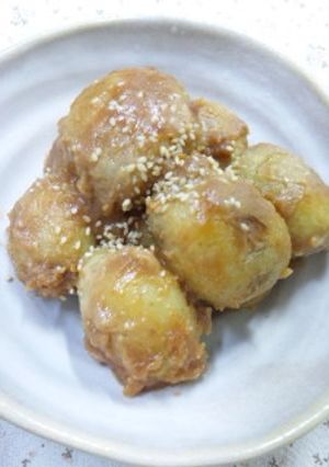 コク旨☆新じゃが芋の胡麻味噌炒め-レシピのメイン写真