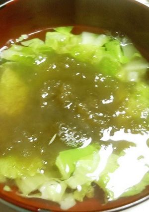 簡単♪春キャベツの吸い物-レシピのメイン写真