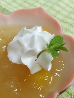 プルプル☆桃のジュレ風ゼリー☆-レシピのメイン写真