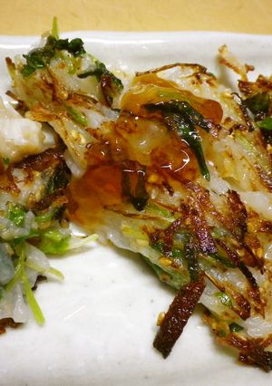 ホタテと長いもの焼きポン酢ジュレ-レシピのメイン写真