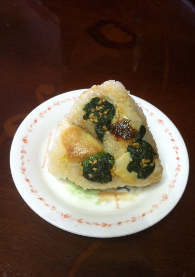 鰆の西京漬とほうれん草のお浸しおにぎり-レシピのメイン写真