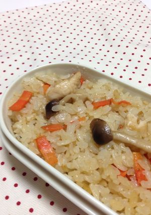 お弁当＊フライパンで簡単炊きこみごはん-レシピのメイン写真