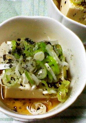 ＋もう1品・簡単♪ネギ塩豆腐-レシピのメイン写真
