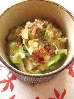 キャベツの梅おかかあえ-レシピのメイン写真