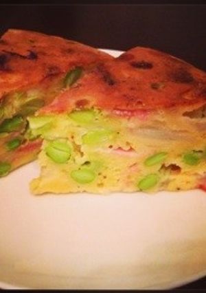 炊飯器で枝豆とベーコンのケークサレ-レシピのメイン写真