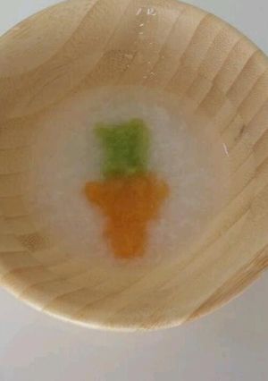 離乳食初期☆ニンジンのお粥-レシピのメイン写真