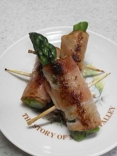 超簡単お弁当のおかず(アスパラベーコン)-レシピのメイン写真