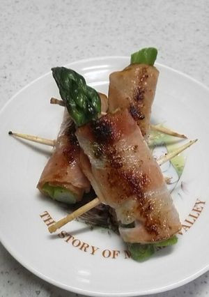 超簡単お弁当のおかず（アスパラベーコン）-レシピのメイン写真