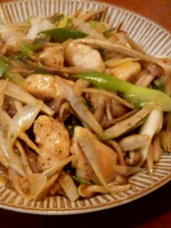 鶏肉と白ネギのガリバタ醤油炒め-レシピのメイン写真