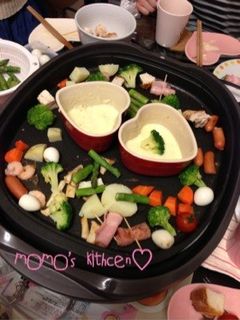 チーズフォンデュonプレート*°-レシピのメイン写真