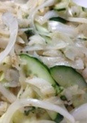 切干大根でシャキシャキ美味しいサラダ♪-レシピのメイン写真