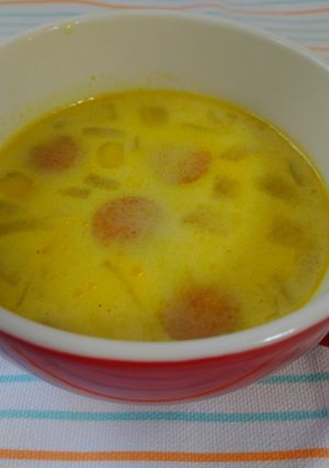 野菜とソーセージのクイックスープ-レシピのメイン写真
