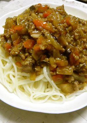 たっぷり野菜+うどん➸ジャージャー麺-レシピのメイン写真