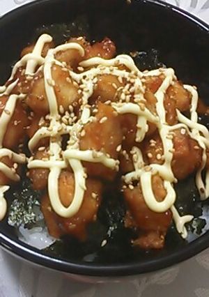 節約☆絶品!!鶏胸肉でからマヨ丼-レシピのメイン写真