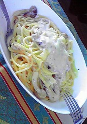 フライパン1つでキャベツナクリームパスタ-レシピのメイン写真