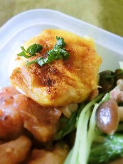 【お弁当】ゆで卵のカレーチーズマヨ-レシピのメイン写真