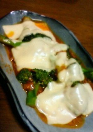 麻婆ブロッコリーチーズ焼き-レシピのメイン写真