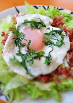 簡単！おいしい！「ＴＨＥコンビーフ目玉」-レシピのメイン写真