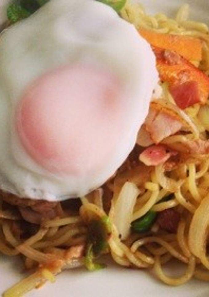 いなばツナとタイカレー缶でタイ風焼きそば-レシピのメイン写真