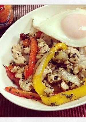 【自分メモ】ガパオ飯-レシピのメイン写真