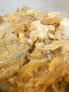 簡単*ふわとろ*とんかつの残りでカツ丼♪-レシピのメイン写真