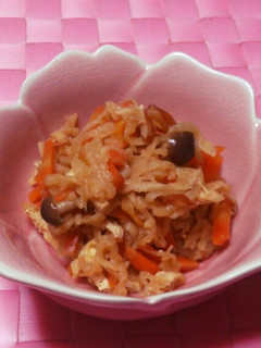 だいこん切り干し煮-レシピのメイン写真