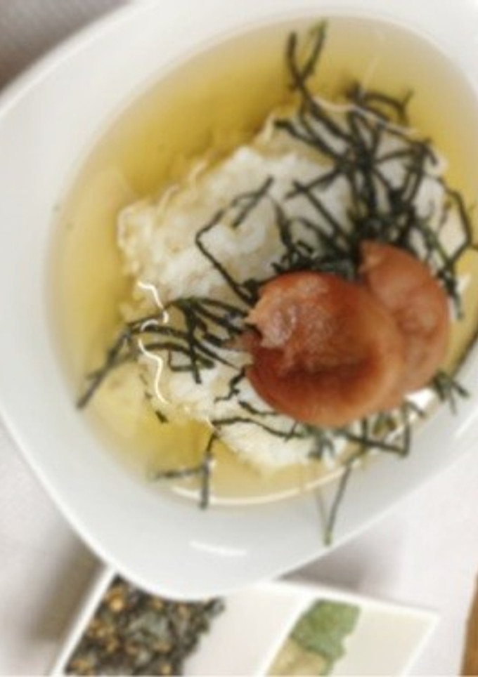 ちょい本格的 梅茶漬け♪-レシピのメイン写真
