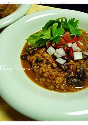 レッドキドニービーンズのインドなカレー-レシピのメイン写真