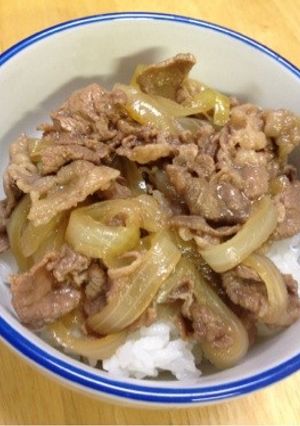 我が家の牛丼-レシピのメイン写真