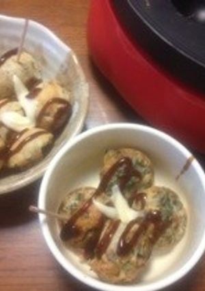 お好み焼き粉で作るたこ焼き-レシピのメイン写真