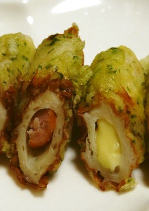 ボリューム満点！揚げない竹輪の磯辺揚げ-レシピのメイン写真