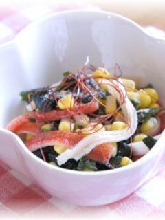 カニカマとわかめの中華風酢の物-レシピのメイン写真