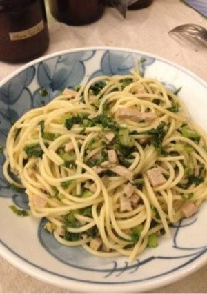 セロリとボロニアソーセージのパスタ-レシピのメイン写真