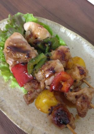 カラフル焼き鳥-レシピのメイン写真