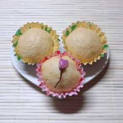 รูปของ 蒸し器がなくても☆簡単みそ蒸しパン