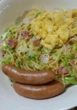 春キャベツの和風ペペロンチーノ-レシピのメイン写真