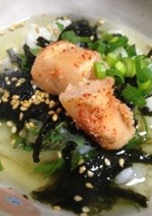 サラッと完食@焼き明太子茶漬け-レシピのメイン写真