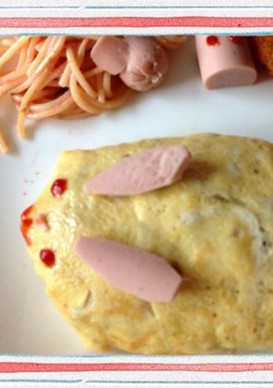♡うさぎオムライス♡-レシピのメイン写真