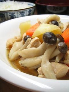 しめじたっぷりの和風煮-レシピのメイン写真