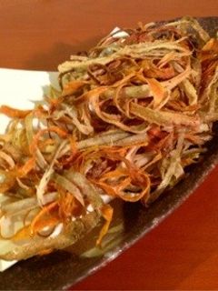 パリパリサクサク♪ごぼうと人参のかき揚げ-レシピのメイン写真