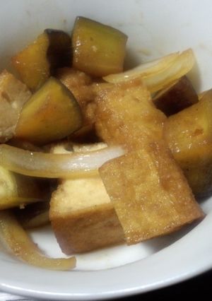 厚揚げとナスの炒め物-レシピのメイン写真