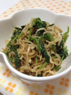 切り干し大根とほうれん草の和え物-レシピのメイン写真