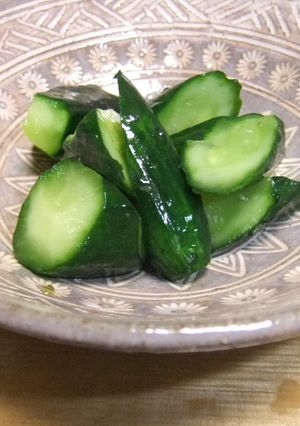 キュウリの簡単漬け　昆布風味-レシピのメイン写真