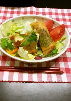 里芋と大葉の簡単チーズイン春巻き-レシピのメイン写真