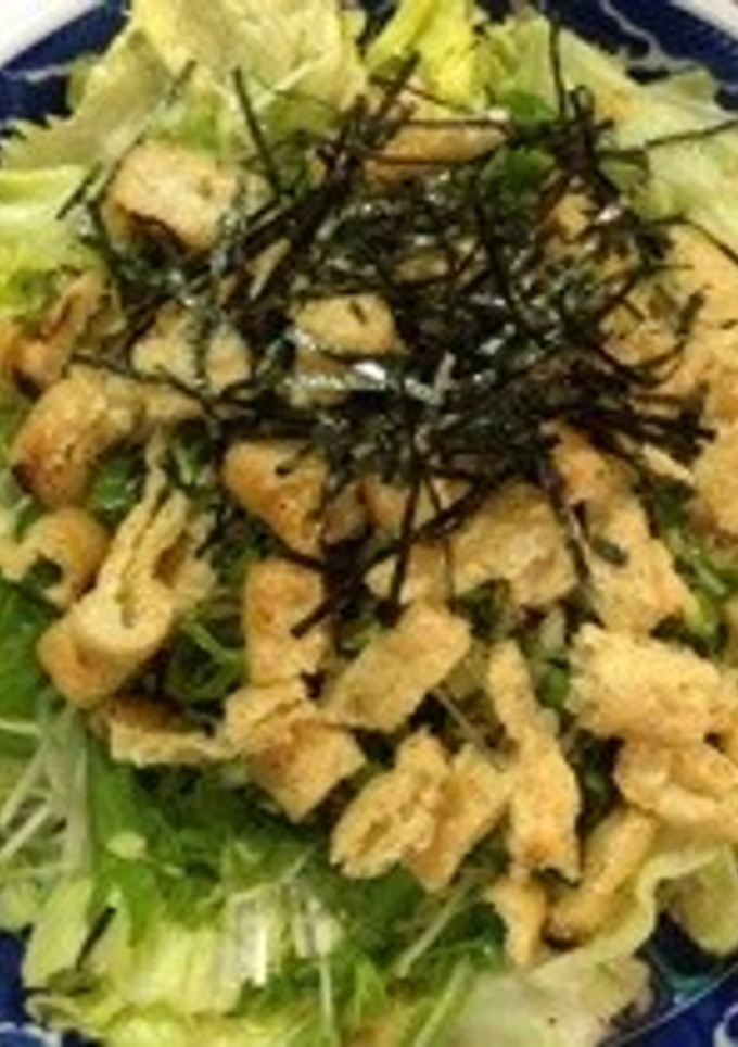 油揚げの和風サラダ-レシピのメイン写真