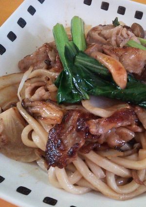 適当でもウマイ！オイスターソース焼うどん-レシピのメイン写真