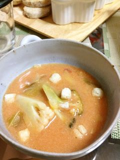 春野菜の豆乳トマトスープ-レシピのメイン写真